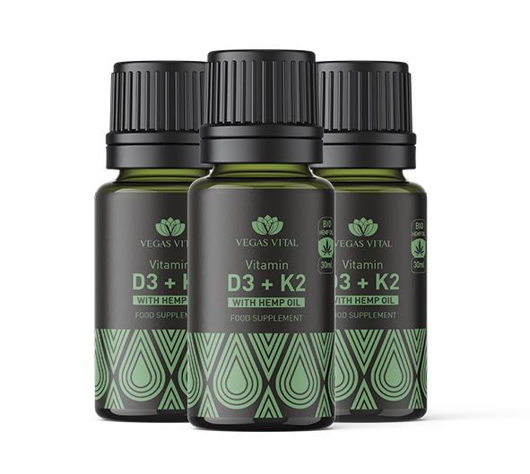 Vitamin D3 + K2